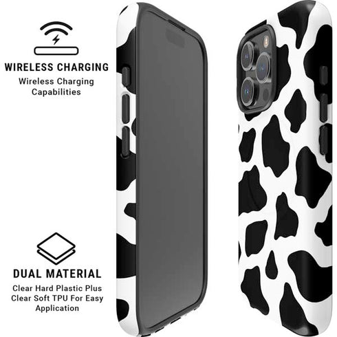 Cow Print iPhone 16 Pro Max Magsafe Impact Case